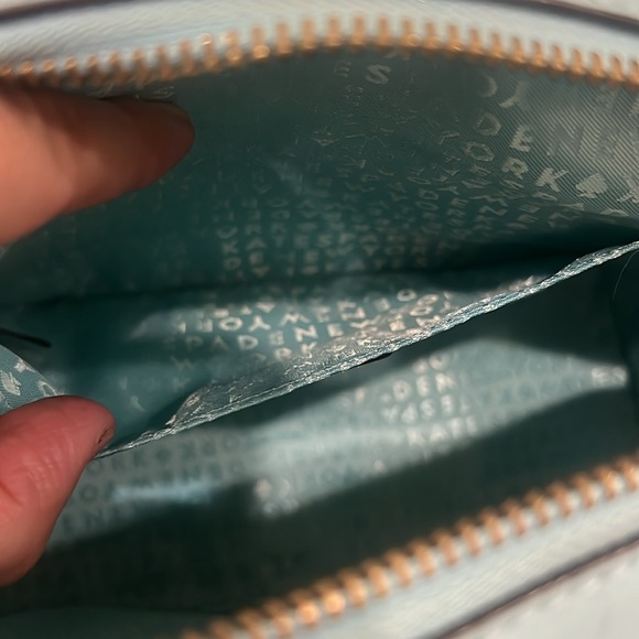 Kate Spade Light Blue Satchel. EUC - Picture 14 of 16